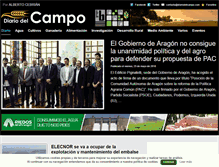 Tablet Screenshot of diariodelcampo.com